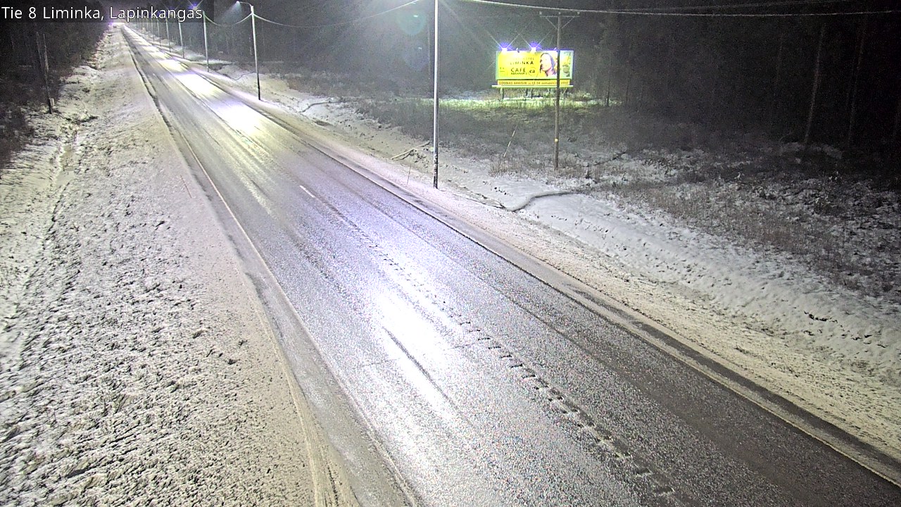 Weather Camera Image Väg 8 Liminka, Lapinkangas, Liminka, Pohjois-Pohjanmaa