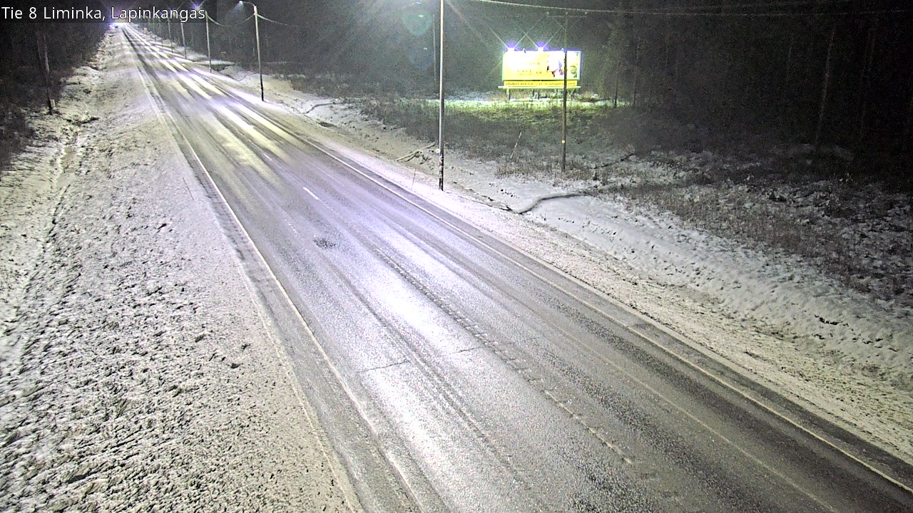 Weather Camera Image Road 8 Liminka, Lapinkangas, Liminka, Pohjois-Pohjanmaa