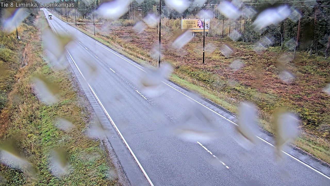 Weather Camera Image Road 8 Liminka, Lapinkangas, Liminka, Pohjois-Pohjanmaa