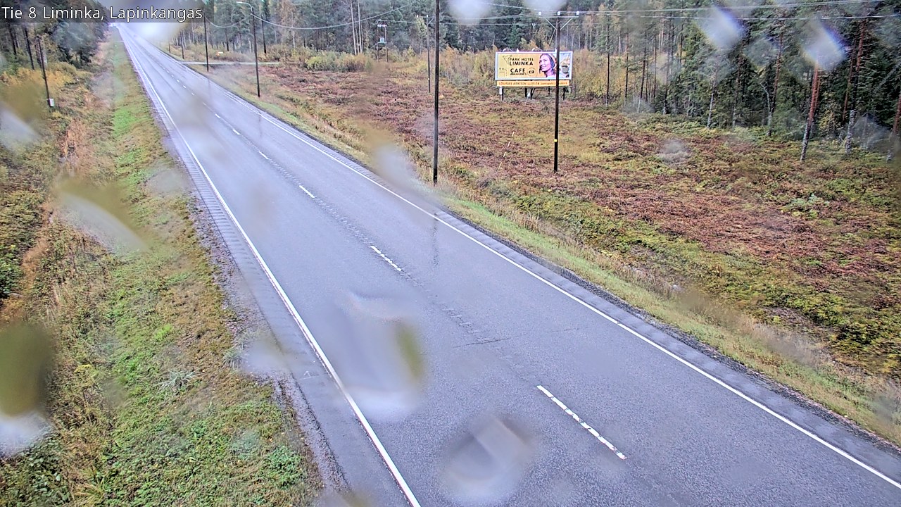 Weather Camera Image Road 8 Liminka, Lapinkangas, Liminka, Pohjois-Pohjanmaa