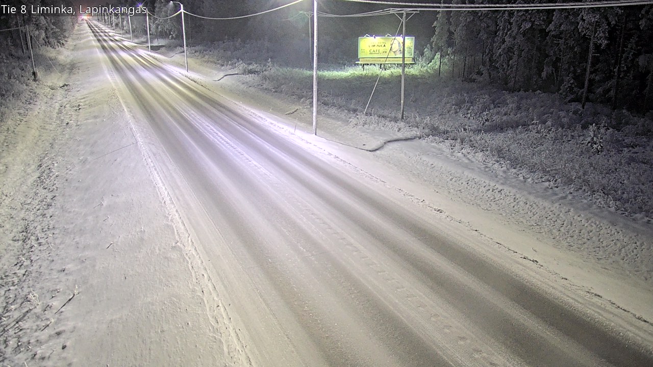 Weather Camera Image Road 8 Liminka, Lapinkangas, Liminka, Pohjois-Pohjanmaa