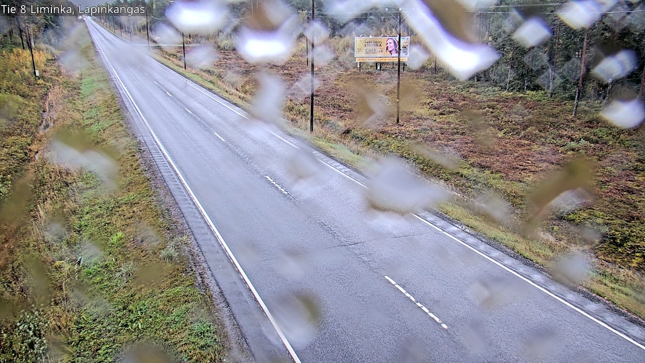 Weather Camera Image Road 8 Liminka, Lapinkangas, Liminka, Pohjois-Pohjanmaa
