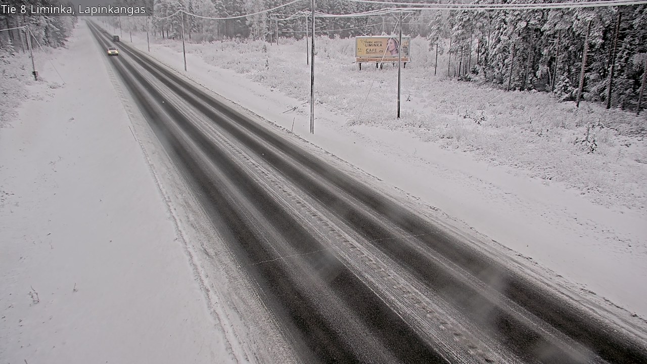 Weather Camera Image Road 8 Liminka, Lapinkangas, Liminka, Pohjois-Pohjanmaa