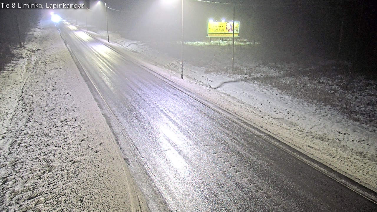 Weather Camera Image Väg 8 Liminka, Lapinkangas, Liminka, Pohjois-Pohjanmaa