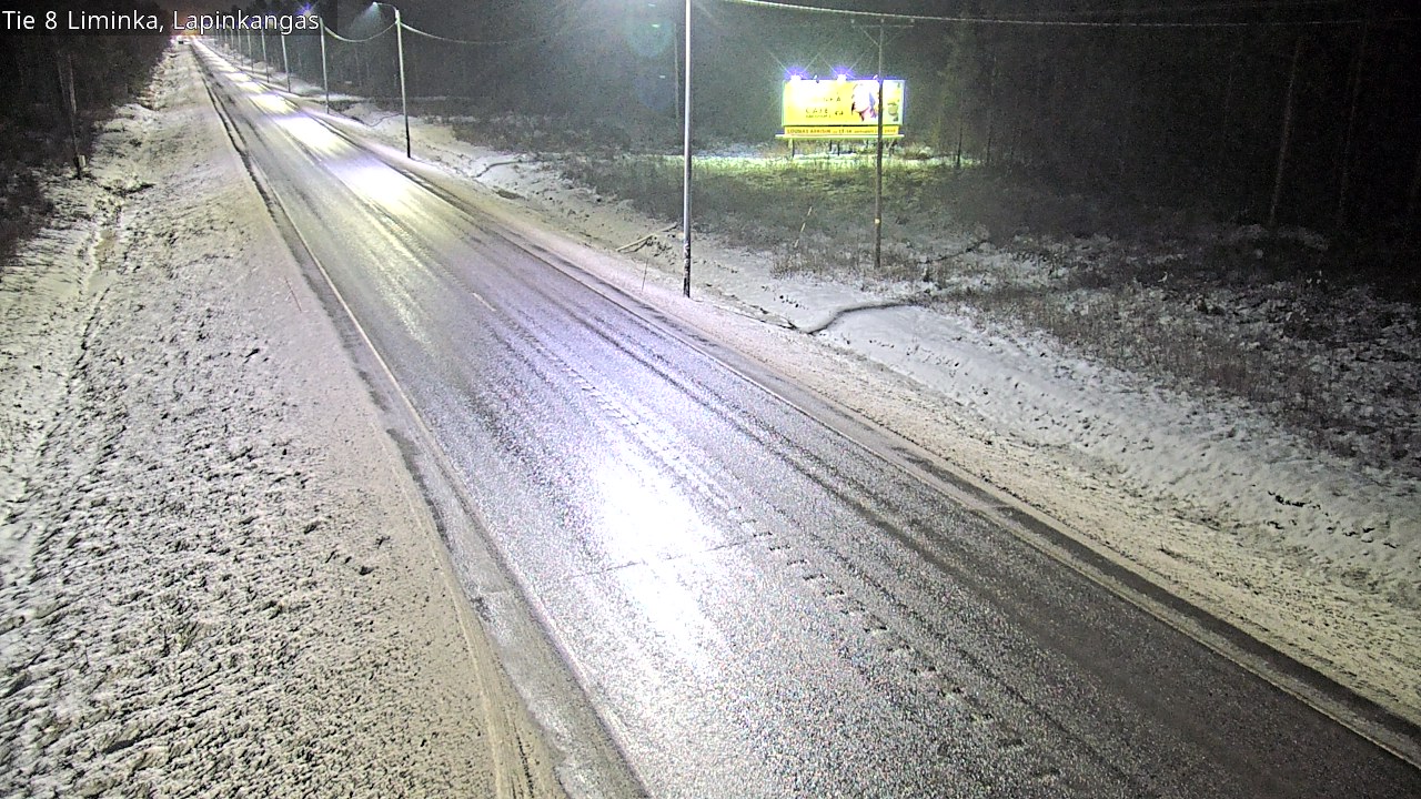 Weather Camera Image Väg 8 Liminka, Lapinkangas, Liminka, Pohjois-Pohjanmaa