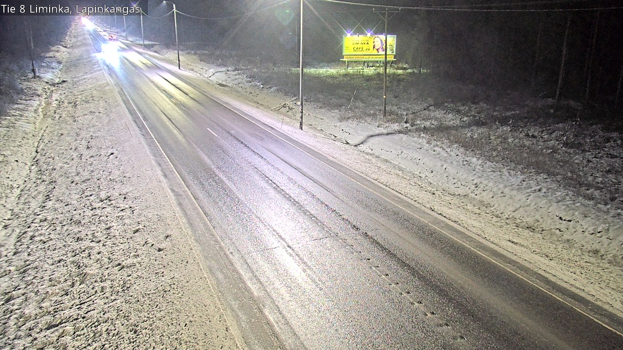 Weather Camera Image Road 8 Liminka, Lapinkangas, Liminka, Pohjois-Pohjanmaa