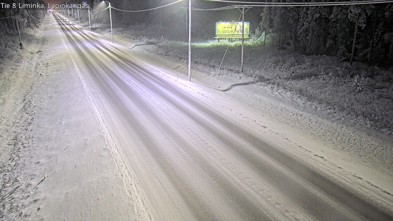 Weather Camera Image Road 8 Liminka, Lapinkangas, Liminka, Pohjois-Pohjanmaa
