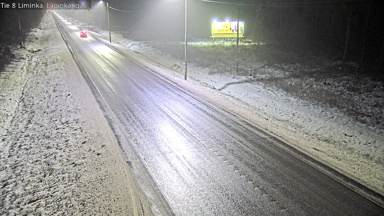 Weather Camera Image Väg 8 Liminka, Lapinkangas, Liminka, Pohjois-Pohjanmaa
