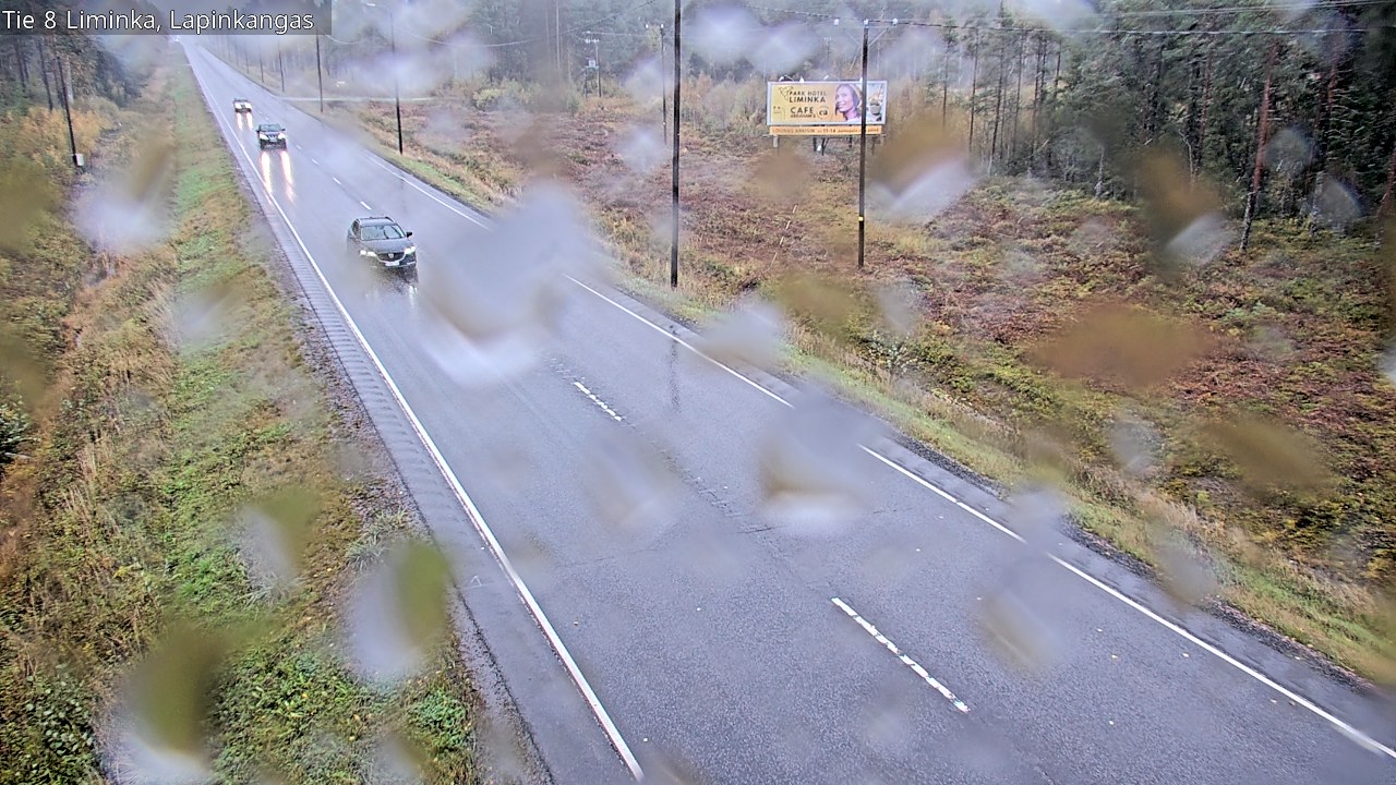Weather Camera Image Road 8 Liminka, Lapinkangas, Liminka, Pohjois-Pohjanmaa