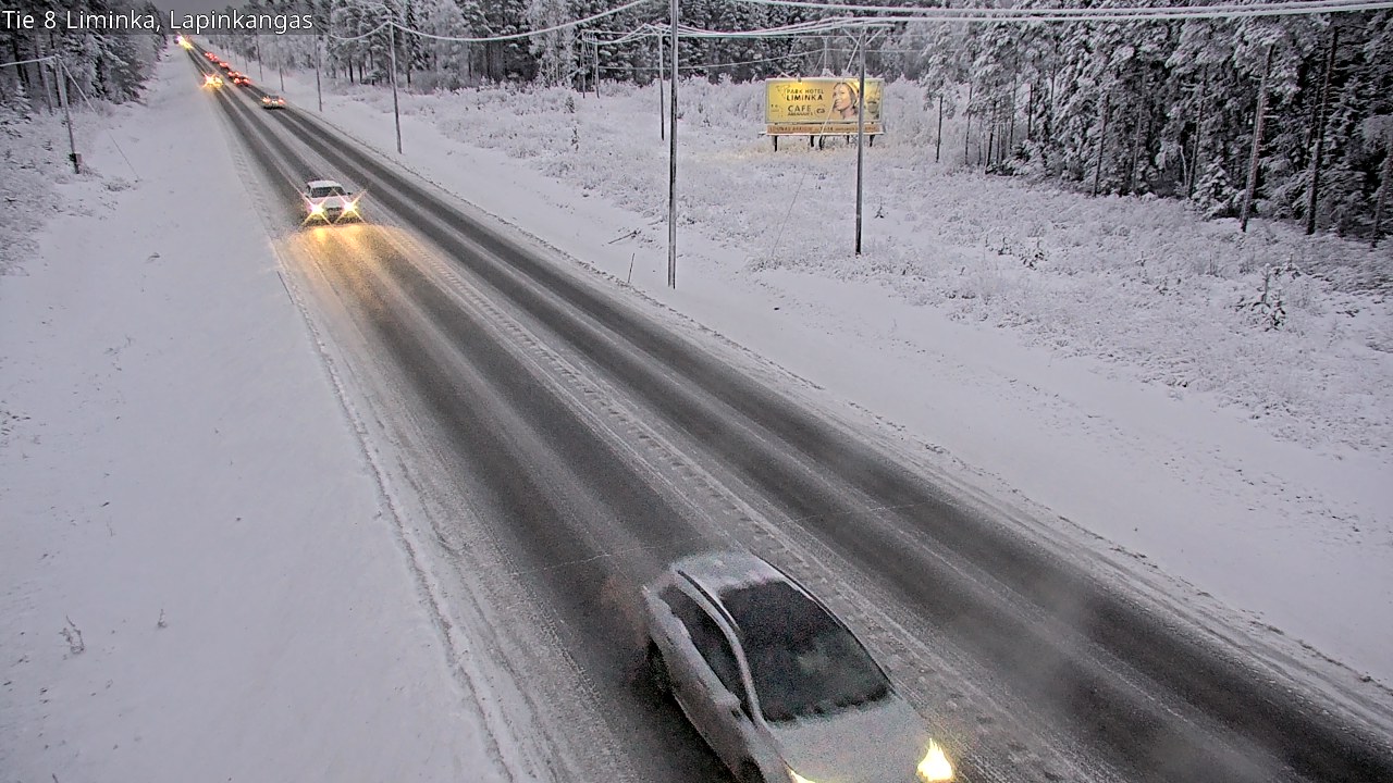 Weather Camera Image Road 8 Liminka, Lapinkangas, Liminka, Pohjois-Pohjanmaa