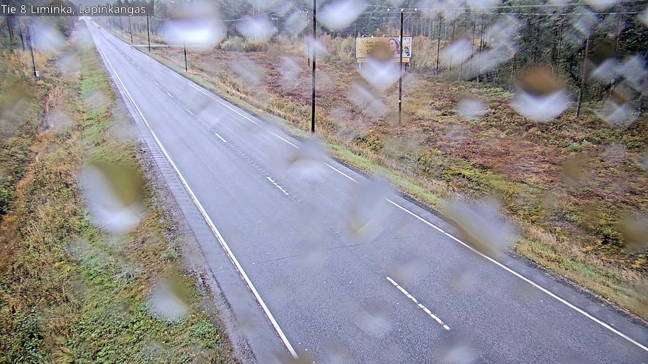 Weather Camera Image Road 8 Liminka, Lapinkangas, Liminka, Pohjois-Pohjanmaa