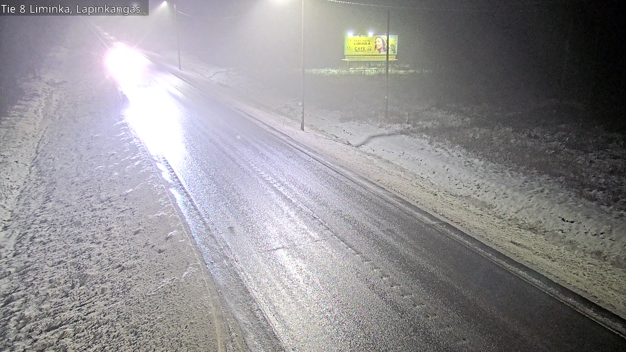 Weather Camera Image Väg 8 Liminka, Lapinkangas, Liminka, Pohjois-Pohjanmaa