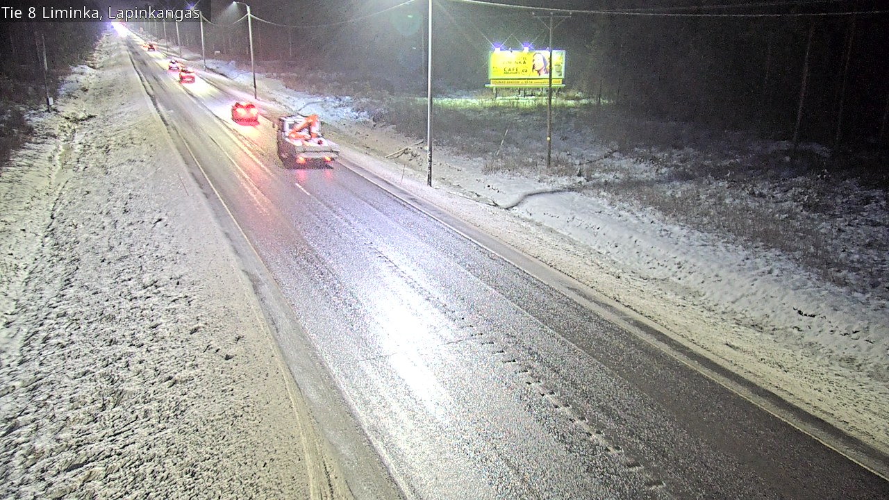 Weather Camera Image Väg 8 Liminka, Lapinkangas, Liminka, Pohjois-Pohjanmaa