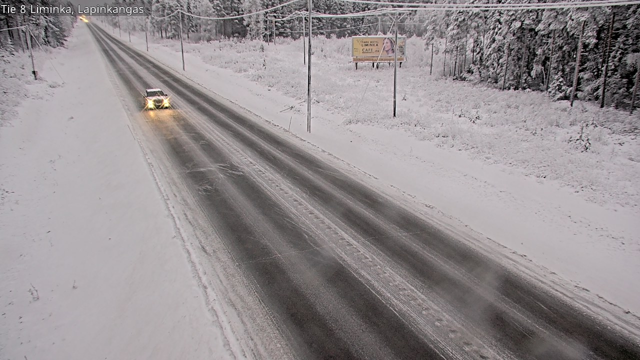 Weather Camera Image Road 8 Liminka, Lapinkangas, Liminka, Pohjois-Pohjanmaa