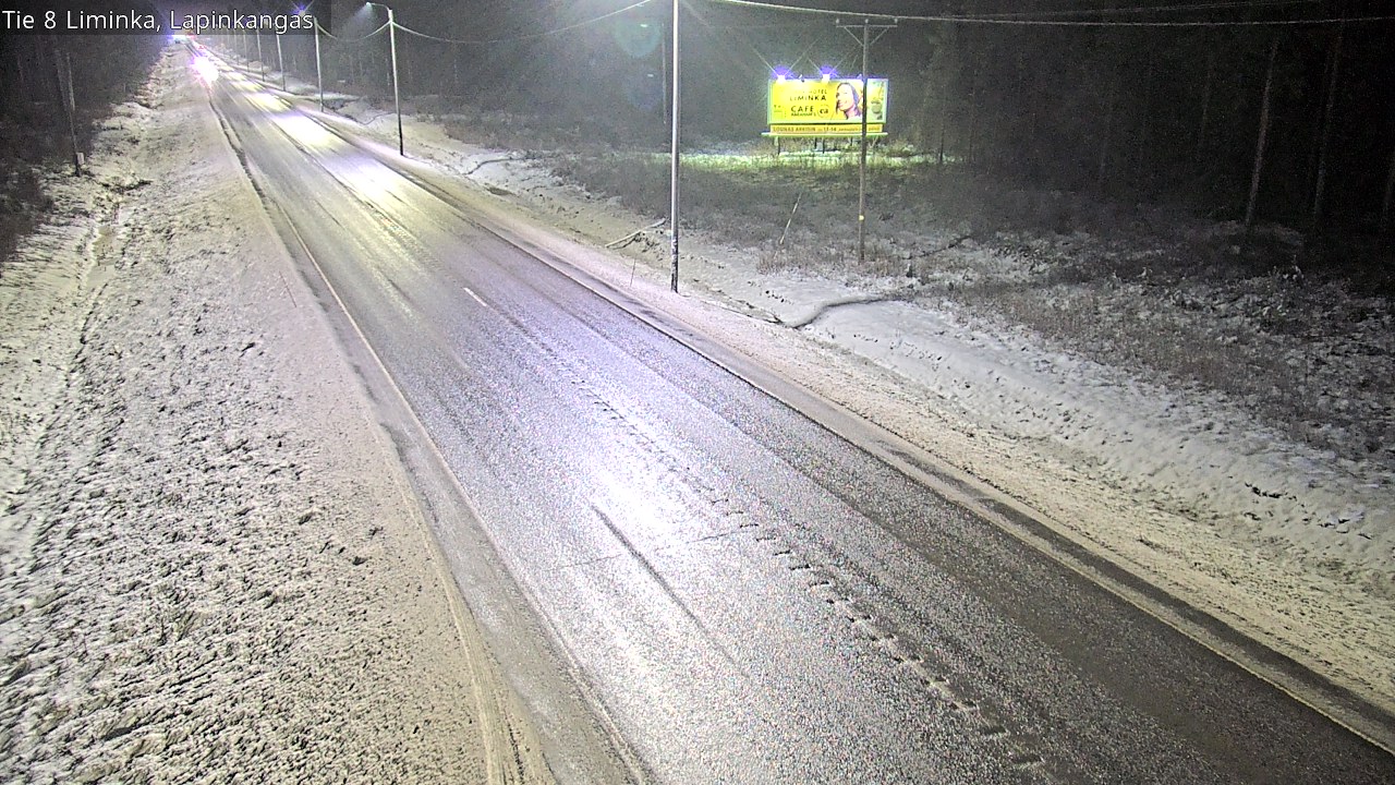 Weather Camera Image Väg 8 Liminka, Lapinkangas, Liminka, Pohjois-Pohjanmaa