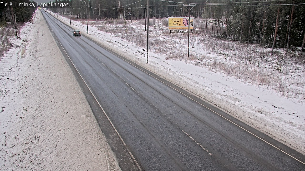 Weather Camera Image Väg 8 Liminka, Lapinkangas, Liminka, Pohjois-Pohjanmaa
