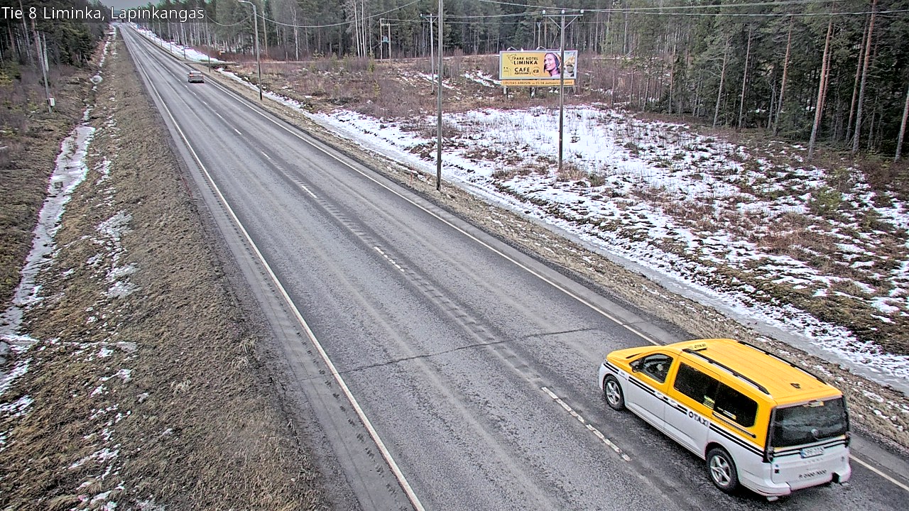 Weather Camera Image Road 8 Liminka, Lapinkangas, Liminka, Pohjois-Pohjanmaa