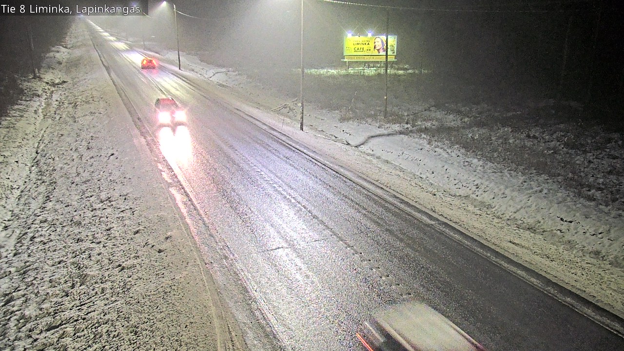 Weather Camera Image Väg 8 Liminka, Lapinkangas, Liminka, Pohjois-Pohjanmaa