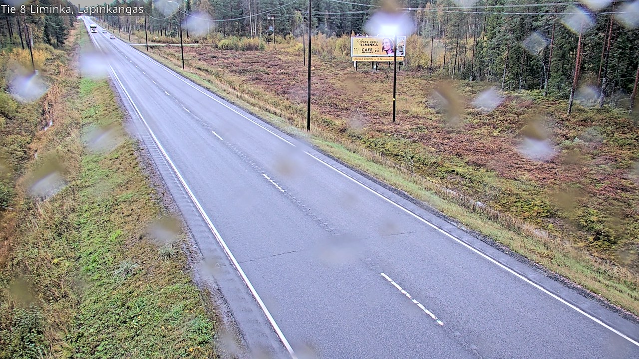 Weather Camera Image Road 8 Liminka, Lapinkangas, Liminka, Pohjois-Pohjanmaa