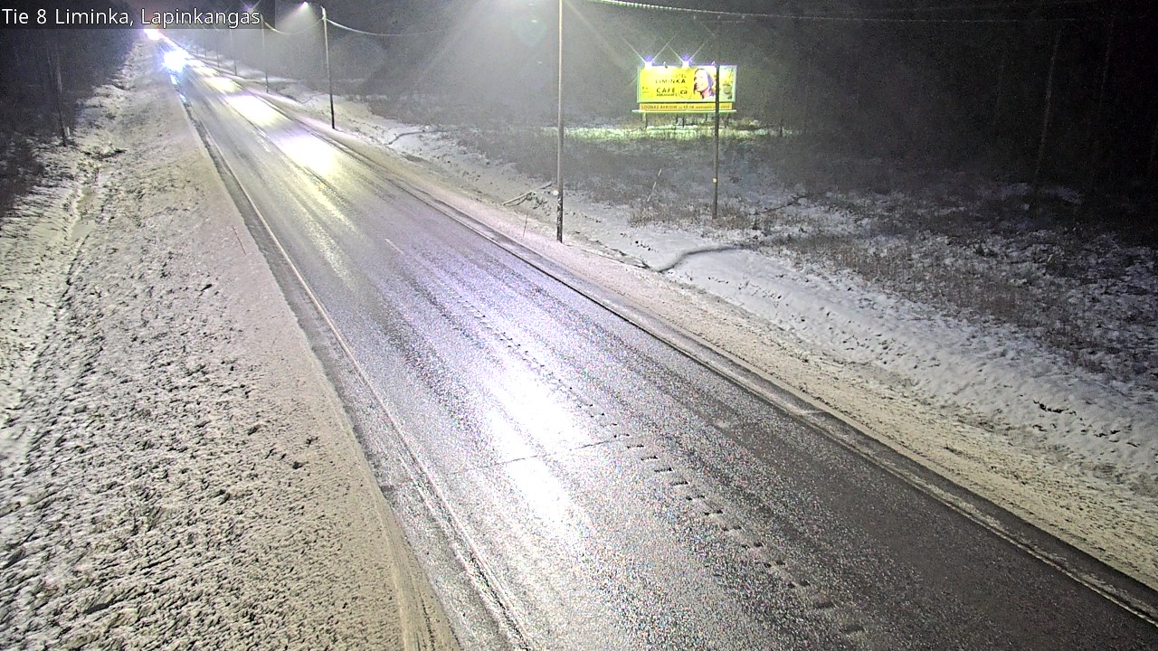Weather Camera Image Väg 8 Liminka, Lapinkangas, Liminka, Pohjois-Pohjanmaa