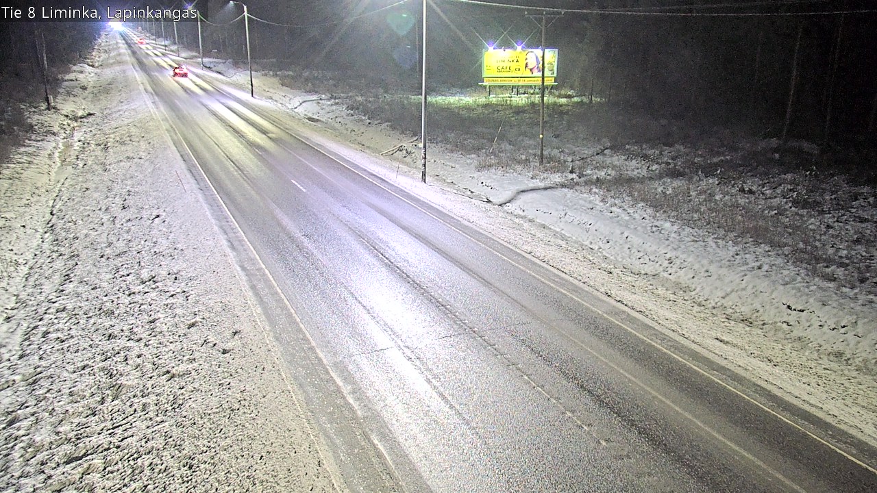 Weather Camera Image Road 8 Liminka, Lapinkangas, Liminka, Pohjois-Pohjanmaa