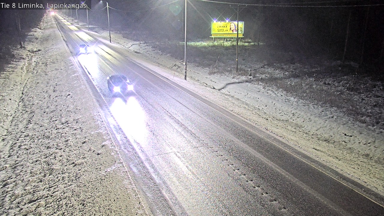 Weather Camera Image Road 8 Liminka, Lapinkangas, Liminka, Pohjois-Pohjanmaa