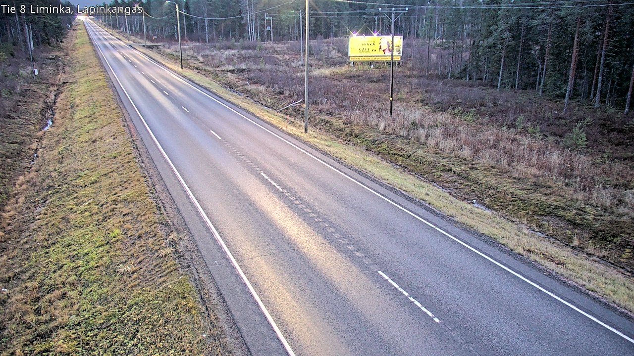 Kelikamerat Kuva Tie 8 Liminka, Lapinkangas, Liminka, Pohjois-Pohjanmaa