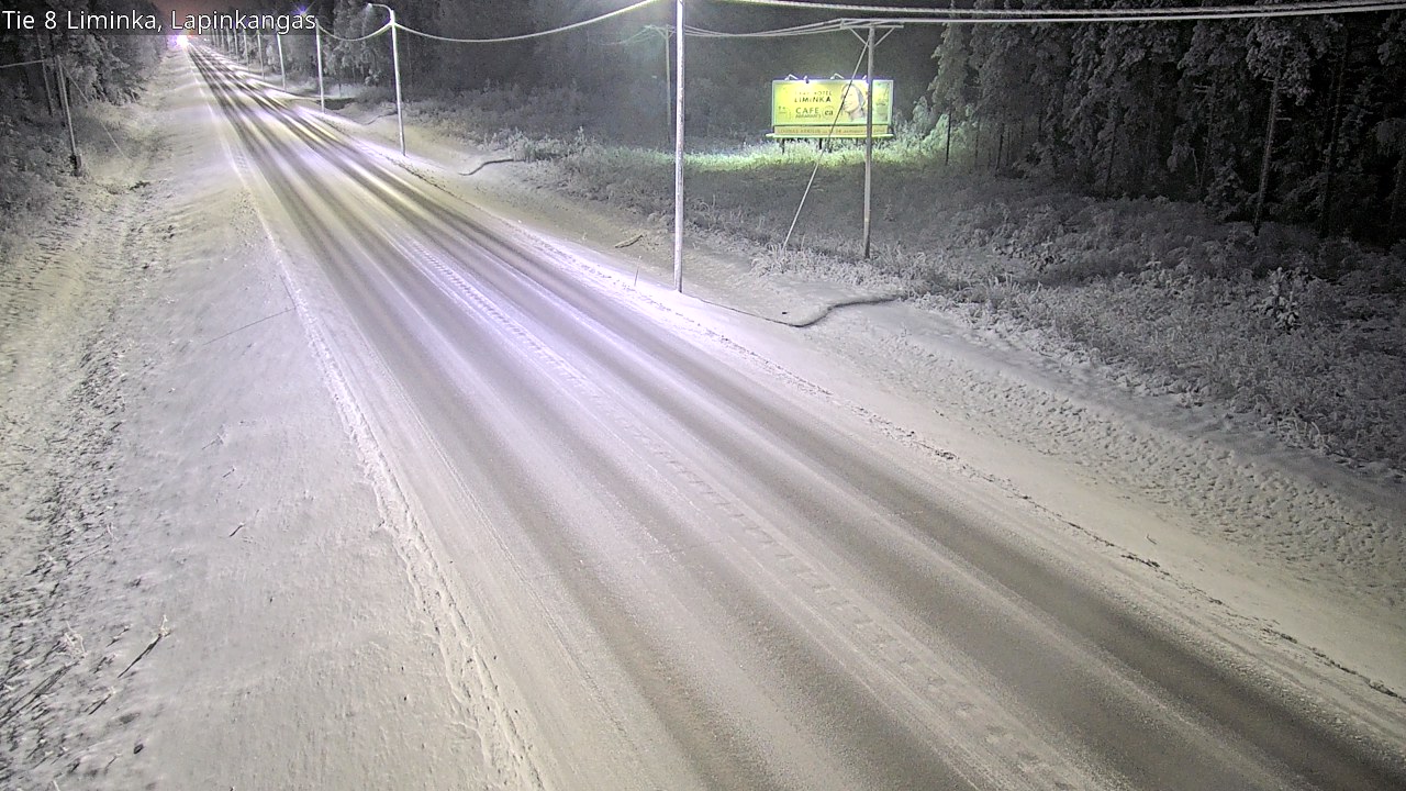 Weather Camera Image Road 8 Liminka, Lapinkangas, Liminka, Pohjois-Pohjanmaa