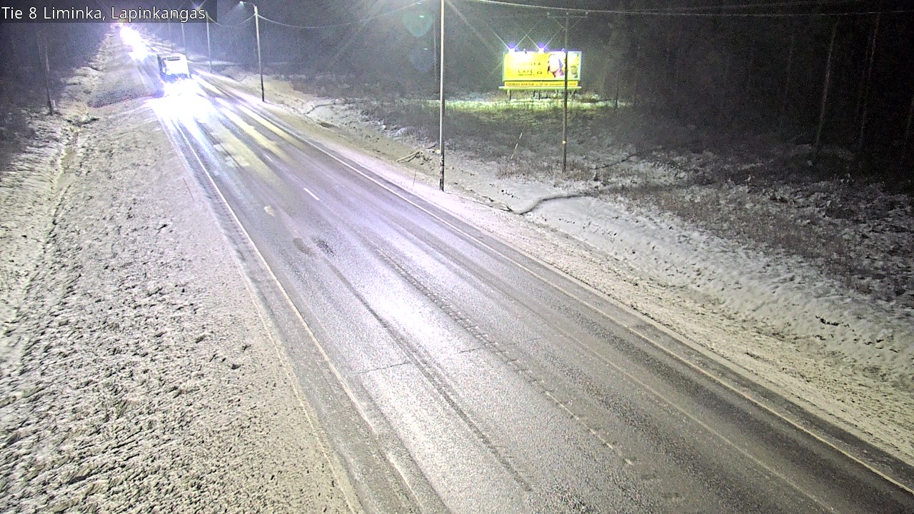 Weather Camera Image Road 8 Liminka, Lapinkangas, Liminka, Pohjois-Pohjanmaa