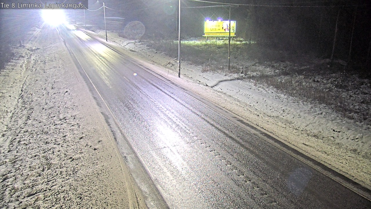 Weather Camera Image Väg 8 Liminka, Lapinkangas, Liminka, Pohjois-Pohjanmaa