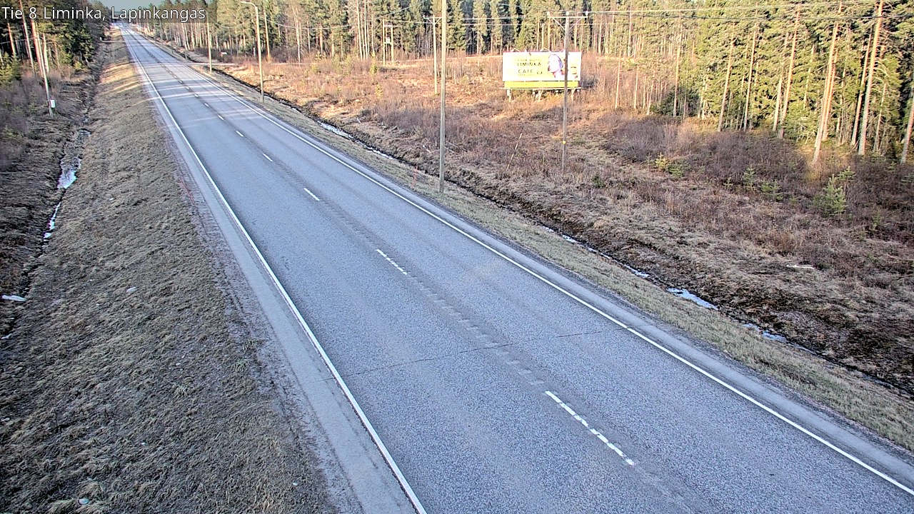 Weather Camera Image Väg 8 Liminka, Lapinkangas, Liminka, Pohjois-Pohjanmaa