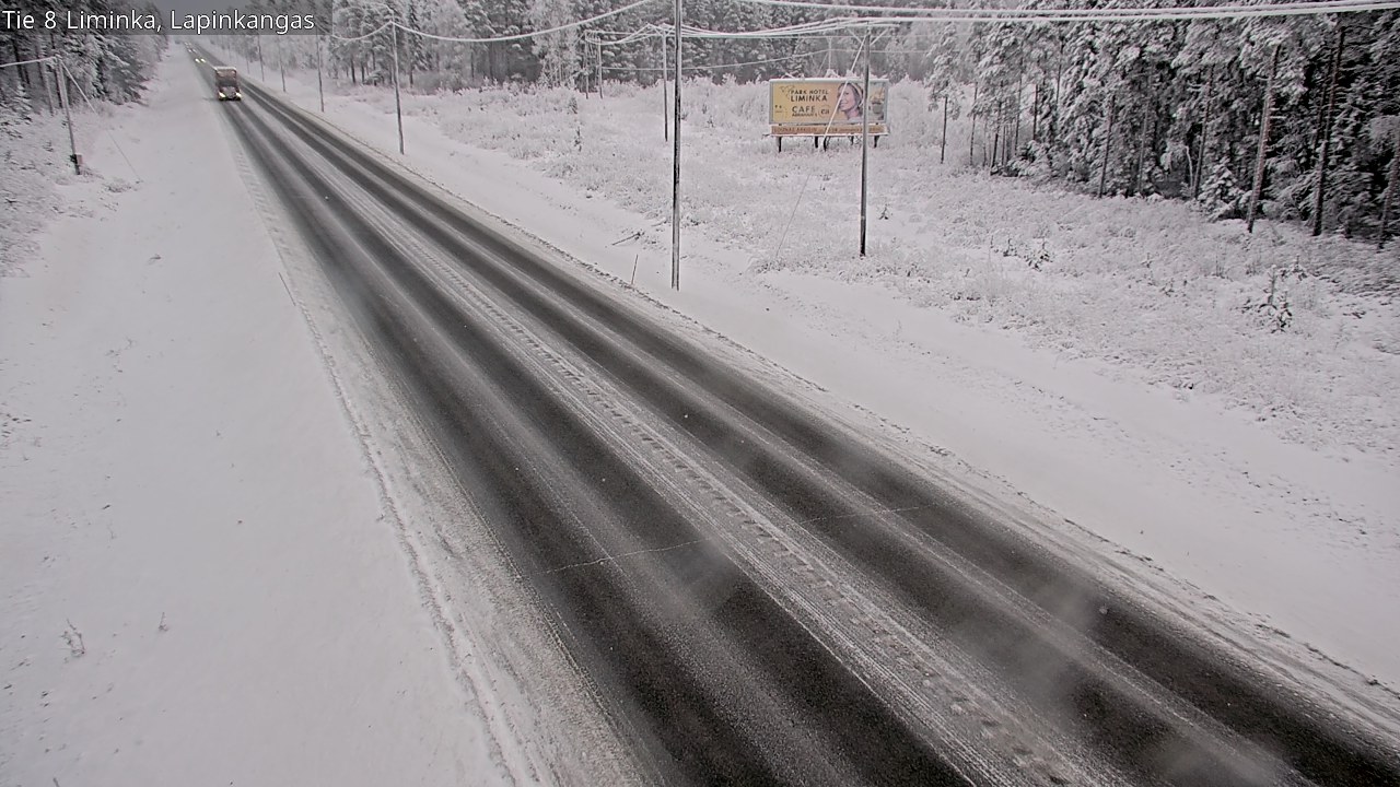 Weather Camera Image Road 8 Liminka, Lapinkangas, Liminka, Pohjois-Pohjanmaa