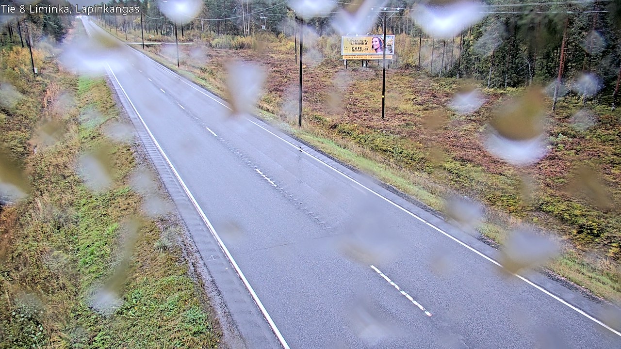 Weather Camera Image Road 8 Liminka, Lapinkangas, Liminka, Pohjois-Pohjanmaa