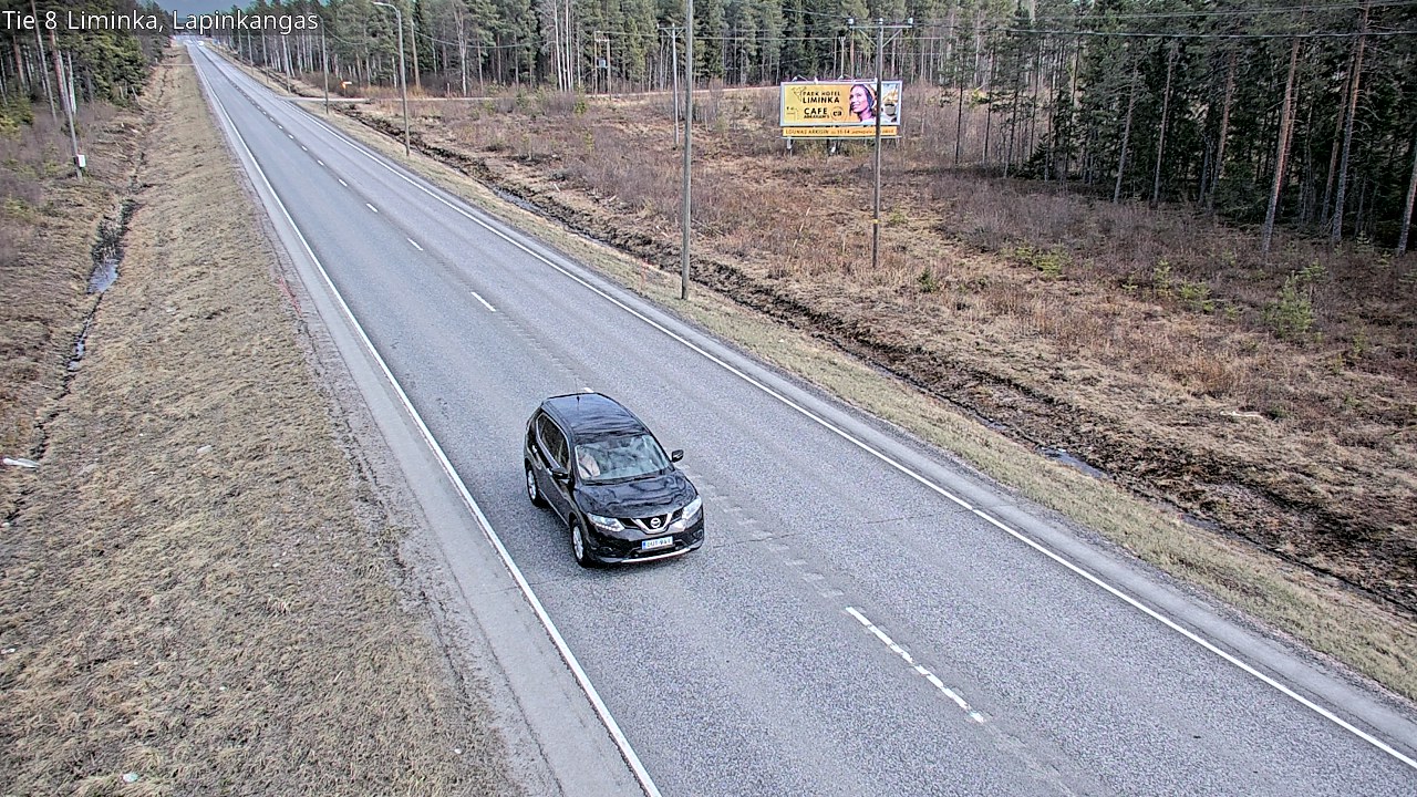 Weather Camera Image Väg 8 Liminka, Lapinkangas, Liminka, Pohjois-Pohjanmaa