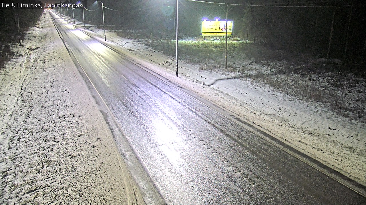 Weather Camera Image Väg 8 Liminka, Lapinkangas, Liminka, Pohjois-Pohjanmaa
