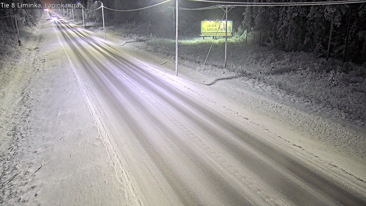 Weather Camera Image Road 8 Liminka, Lapinkangas, Liminka, Pohjois-Pohjanmaa