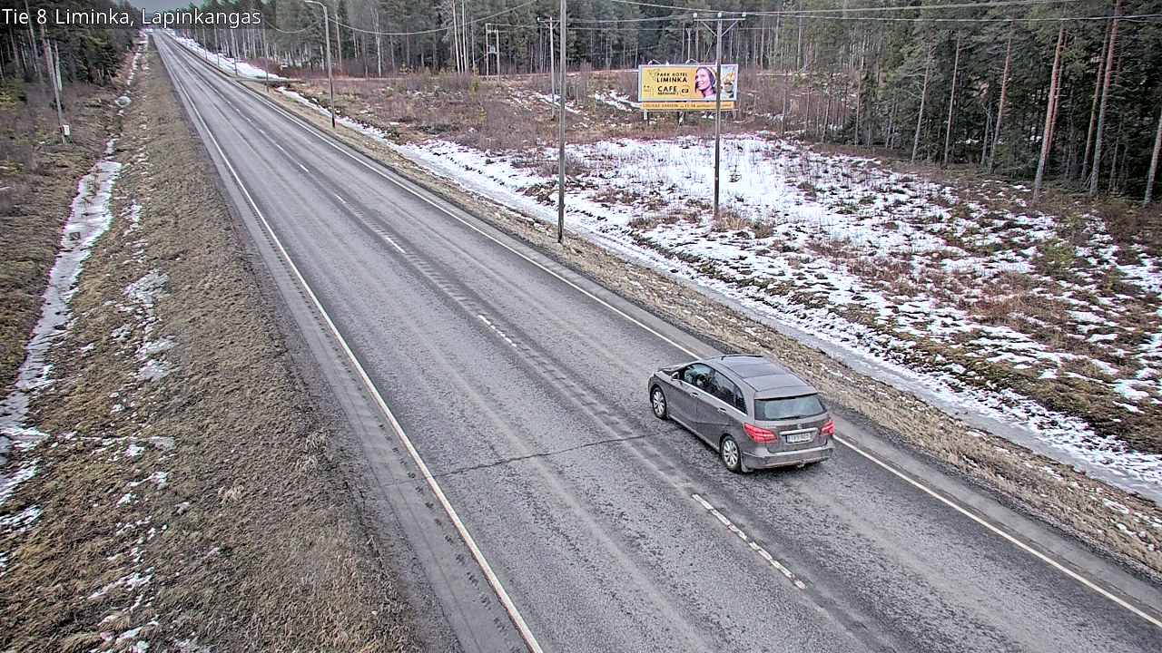 Weather Camera Image Road 8 Liminka, Lapinkangas, Liminka, Pohjois-Pohjanmaa