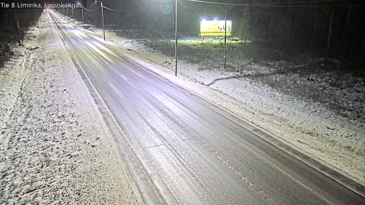 Weather Camera Image Road 8 Liminka, Lapinkangas, Liminka, Pohjois-Pohjanmaa