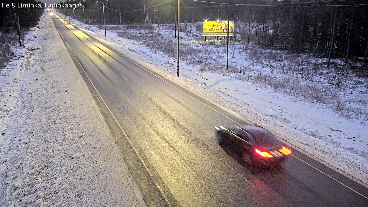 Weather Camera Image Road 8 Liminka, Lapinkangas, Liminka, Pohjois-Pohjanmaa