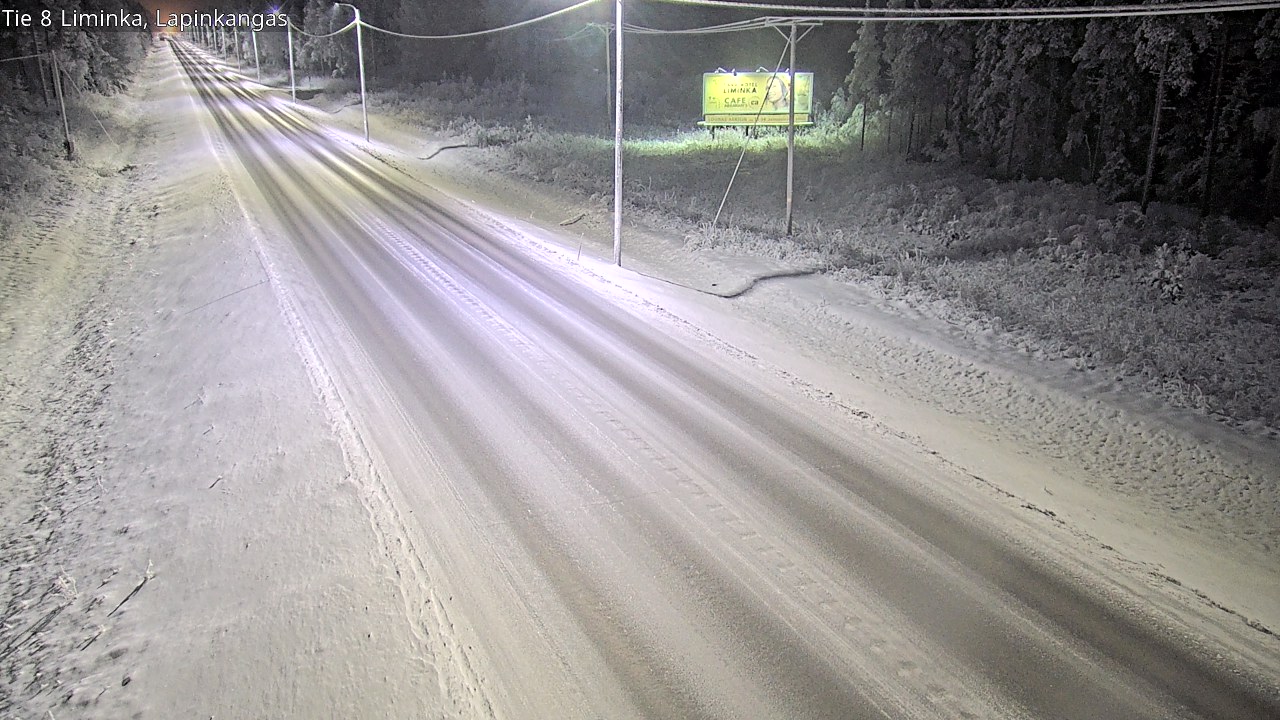 Weather Camera Image Road 8 Liminka, Lapinkangas, Liminka, Pohjois-Pohjanmaa