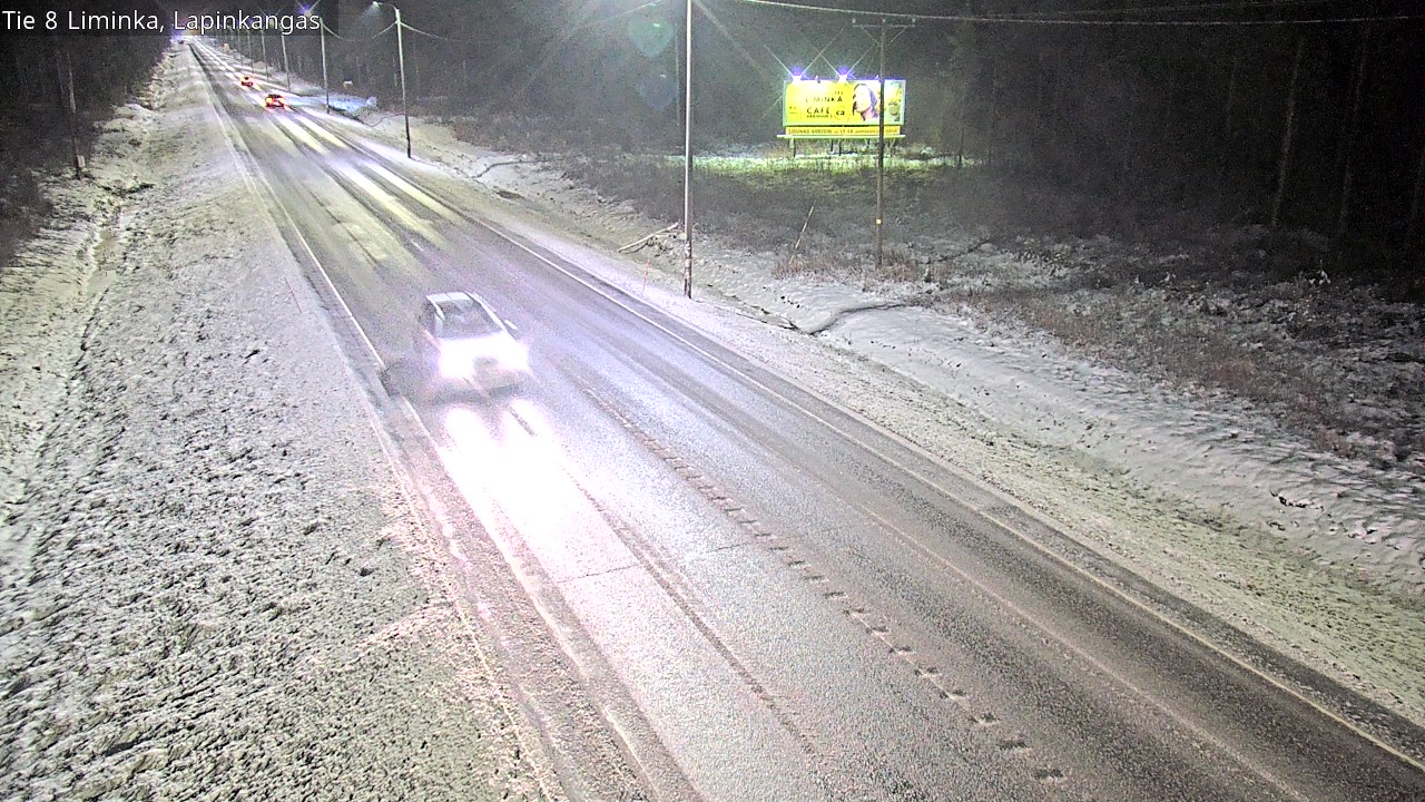 Weather Camera Image Road 8 Liminka, Lapinkangas, Liminka, Pohjois-Pohjanmaa