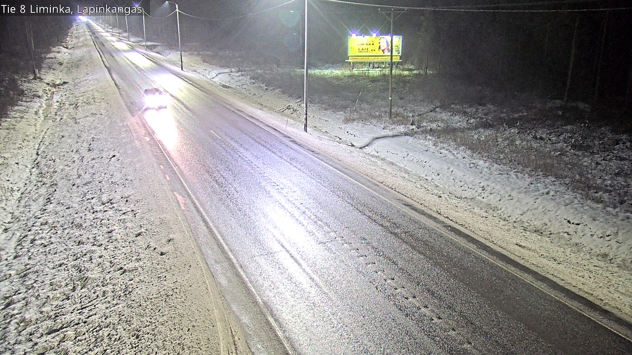 Weather Camera Image Väg 8 Liminka, Lapinkangas, Liminka, Pohjois-Pohjanmaa