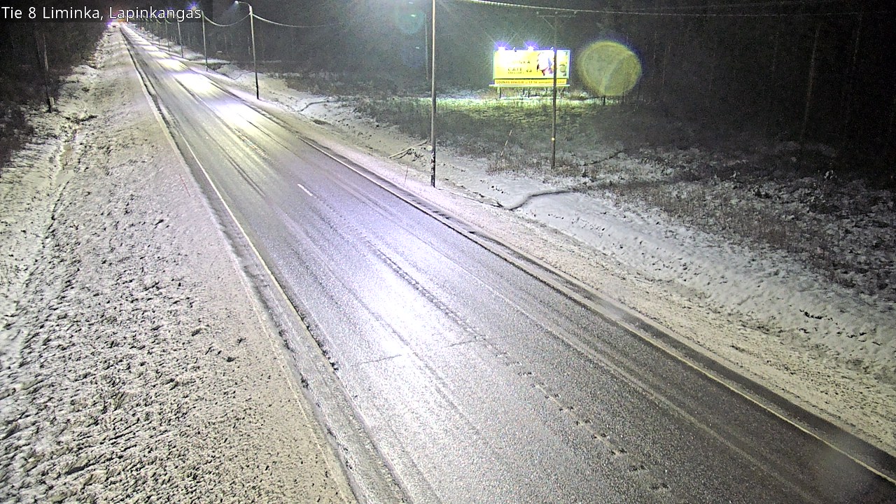 Weather Camera Image Road 8 Liminka, Lapinkangas, Liminka, Pohjois-Pohjanmaa