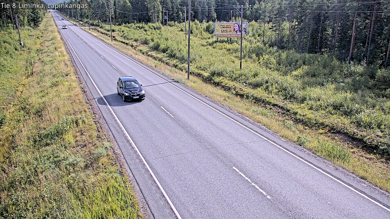 Weather Camera Image Road 8 Liminka, Lapinkangas, Liminka, Pohjois-Pohjanmaa