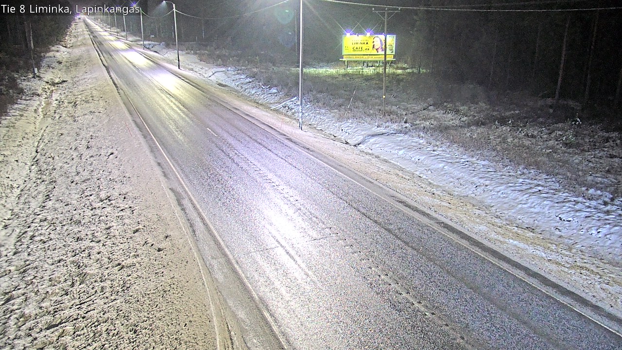 Weather Camera Image Väg 8 Liminka, Lapinkangas, Liminka, Pohjois-Pohjanmaa