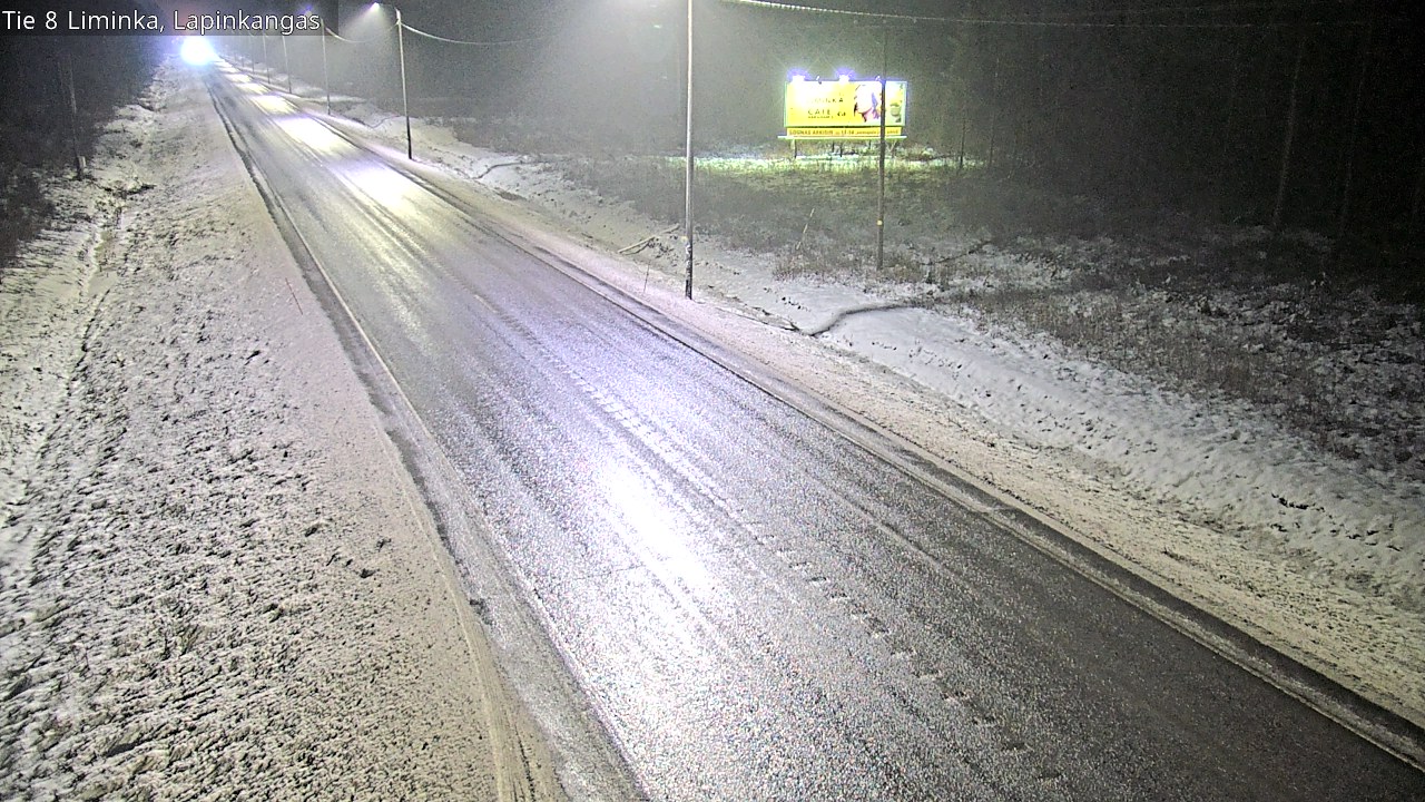 Weather Camera Image Väg 8 Liminka, Lapinkangas, Liminka, Pohjois-Pohjanmaa