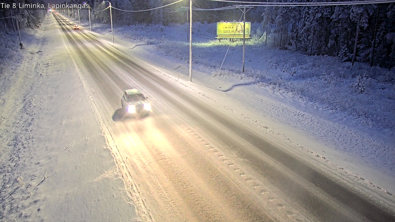 Weather Camera Image Road 8 Liminka, Lapinkangas, Liminka, Pohjois-Pohjanmaa