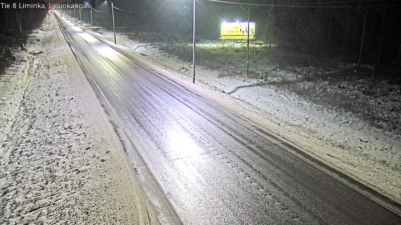 Weather Camera Image Väg 8 Liminka, Lapinkangas, Liminka, Pohjois-Pohjanmaa