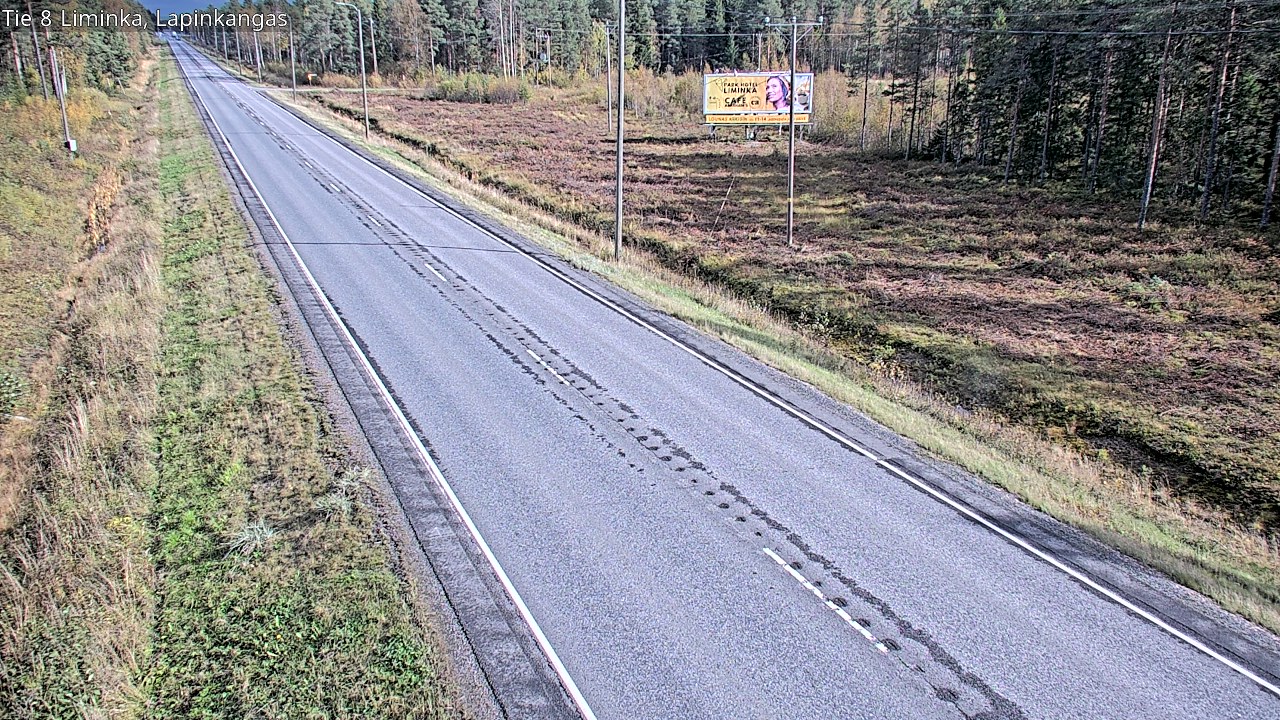 Kelikamerat Kuva Tie 8 Liminka, Lapinkangas, Liminka, Pohjois-Pohjanmaa