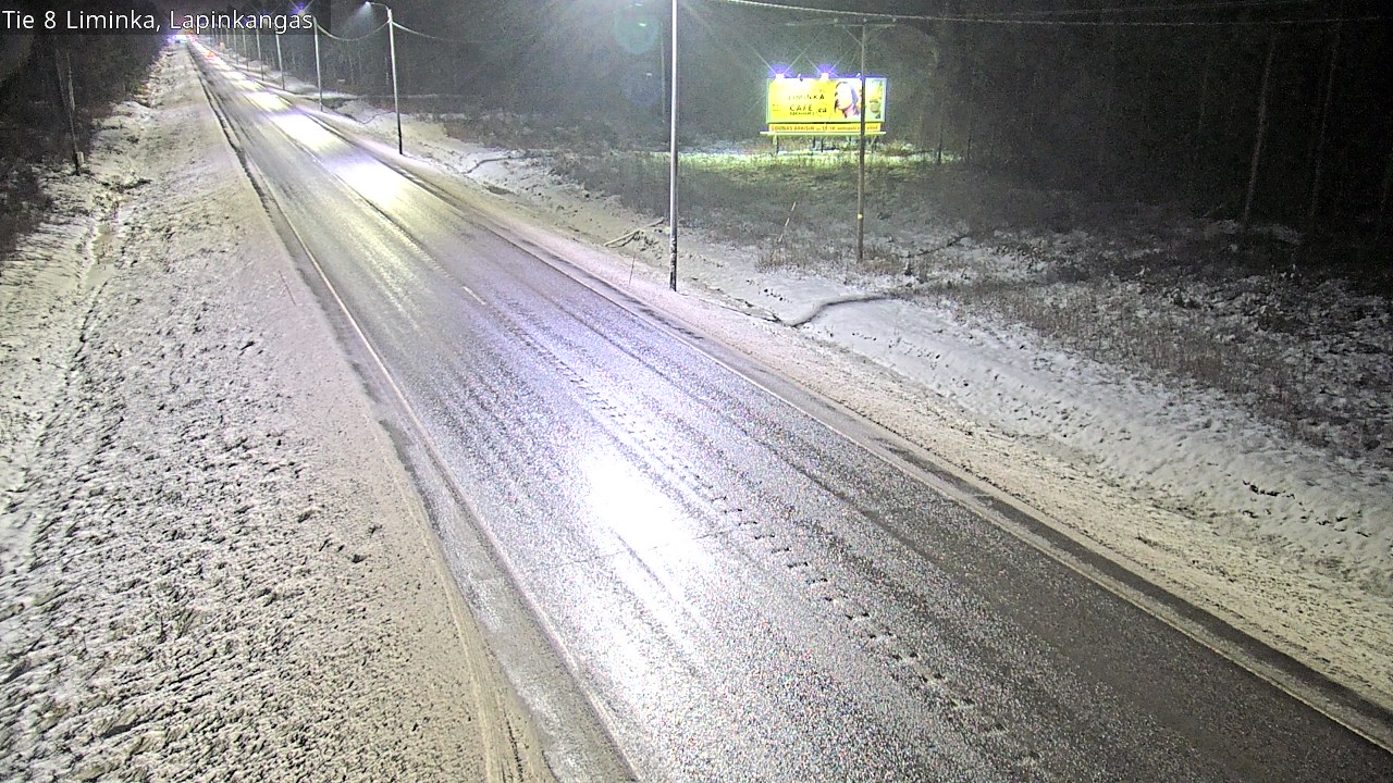 Weather Camera Image Väg 8 Liminka, Lapinkangas, Liminka, Pohjois-Pohjanmaa